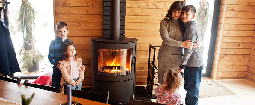 Morso Cast Iron Fireplace Insert Installation in Lansing, Illinois