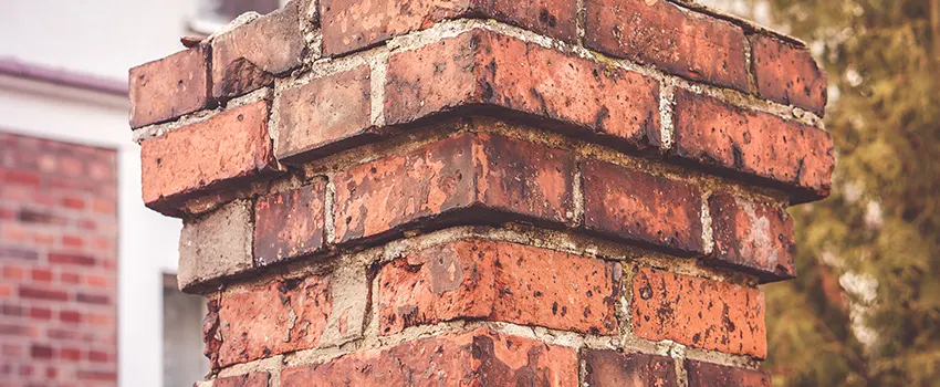 Cracked Chimney Bricks Repair Cost in Lansing, Illinois